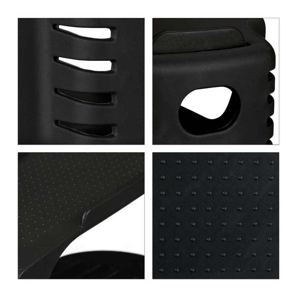 relaxdays Schuhregal »24 x Schuhstapler schwarz« 7 relaxdays Schuhregal »24 x Schuhstapler schwarz« – Bild 7