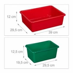 relaxdays Standregal »Kinderregal mit Aufbewahrungsboxen«, B Hellbraun Gelb Rot, Hellbraun Dunkelblau Rot -Deutschland Möbel Verkäufe 2024 820339b5 1762 57bc b046 f3debb3d9681