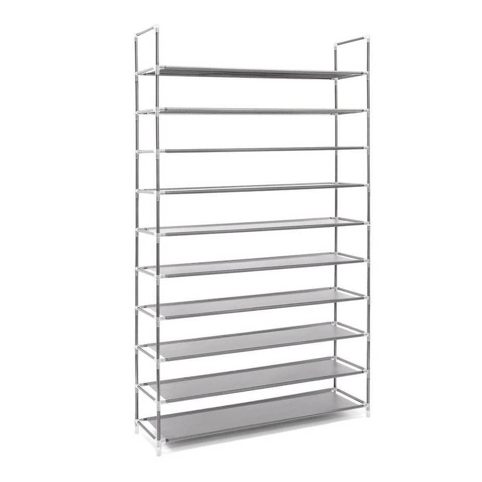 relaxdays Schuhregal »3 x Schuhregal für 50 Paar Schuhe grau« 4 relaxdays Schuhregal »3 x Schuhregal für 50 Paar Schuhe grau« – Bild 4