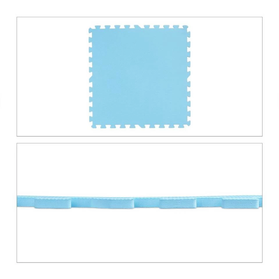 relaxdays Bodenschutzmatte »Puzzlematte mit Rand 177 x117 cm«, Set, Blau Weiß Hellblau Blau, Weiß Grau Anthrazit 10 relaxdays Bodenschutzmatte »Puzzlematte mit Rand 177 x117 cm«, Set, Blau Weiß Hellblau Blau, Weiß Grau Anthrazit – Bild 10