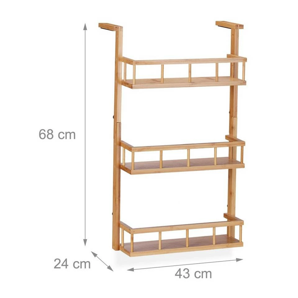 relaxdays Gewürzregal »Bambus Gewürzregal« 4 relaxdays Gewürzregal »Bambus Gewürzregal« – Bild 4