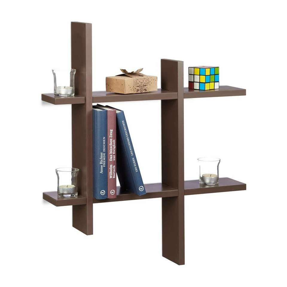 relaxdays Wandregal »Farbiges Wandregal mit 6 Fächern«, Grün Lila, Hellblau, Schwarz, Grün 8 relaxdays Wandregal »Farbiges Wandregal mit 6 Fächern«, Grün Lila, Hellblau, Schwarz, Grün – Bild 8