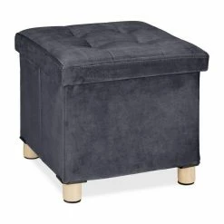 relaxdays Polsterhocker »Samthocker mit Tablett«, Dunkelgrau Creme Hellbraun, Anthrazit Hellbraun, Lila Hellbraun, Grau Hellbraun -Deutschland Möbel Verkäufe 2024 83aff9ef 3d63 5eaa ac77 ad22b236fd1a