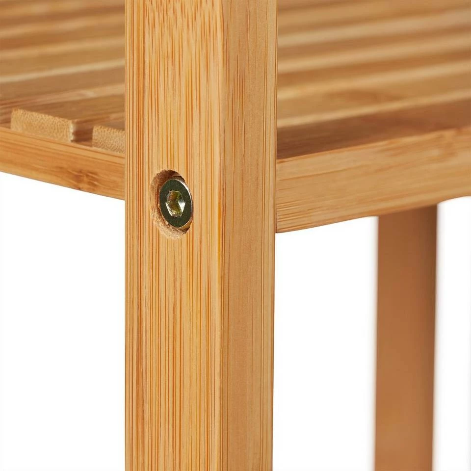 relaxdays Badregal »Bambus Badregal mit Wäschekorb« 7 relaxdays Badregal »Bambus Badregal mit Wäschekorb« – Bild 7