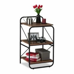 relaxdays Standregal »Standregal mit 3 Ebenen«