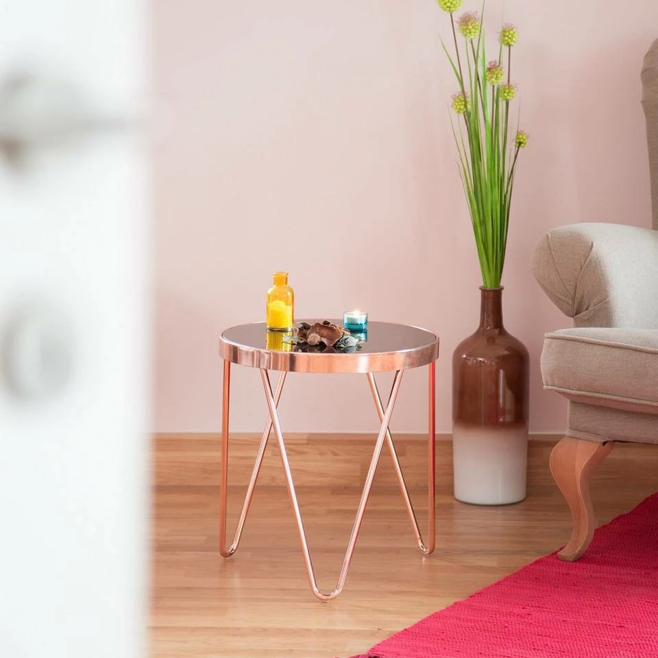 relaxdays Beistelltisch »Beistelltisch COPPER klein« 2 relaxdays Beistelltisch »Beistelltisch COPPER klein« – Bild 2
