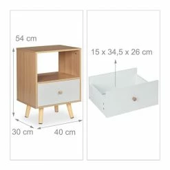 relaxdays Nachttisch »Nachttisch mit Schublade« -Deutschland Möbel Verkäufe 2024 85d519b1 dfa5 55f6 b81b fea91175635e