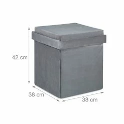 relaxdays Sitzhocker »Samthocker mit Tablett« -Deutschland Möbel Verkäufe 2024 878279ff b6b8 5a1f 8e57 d87352dcbe7e