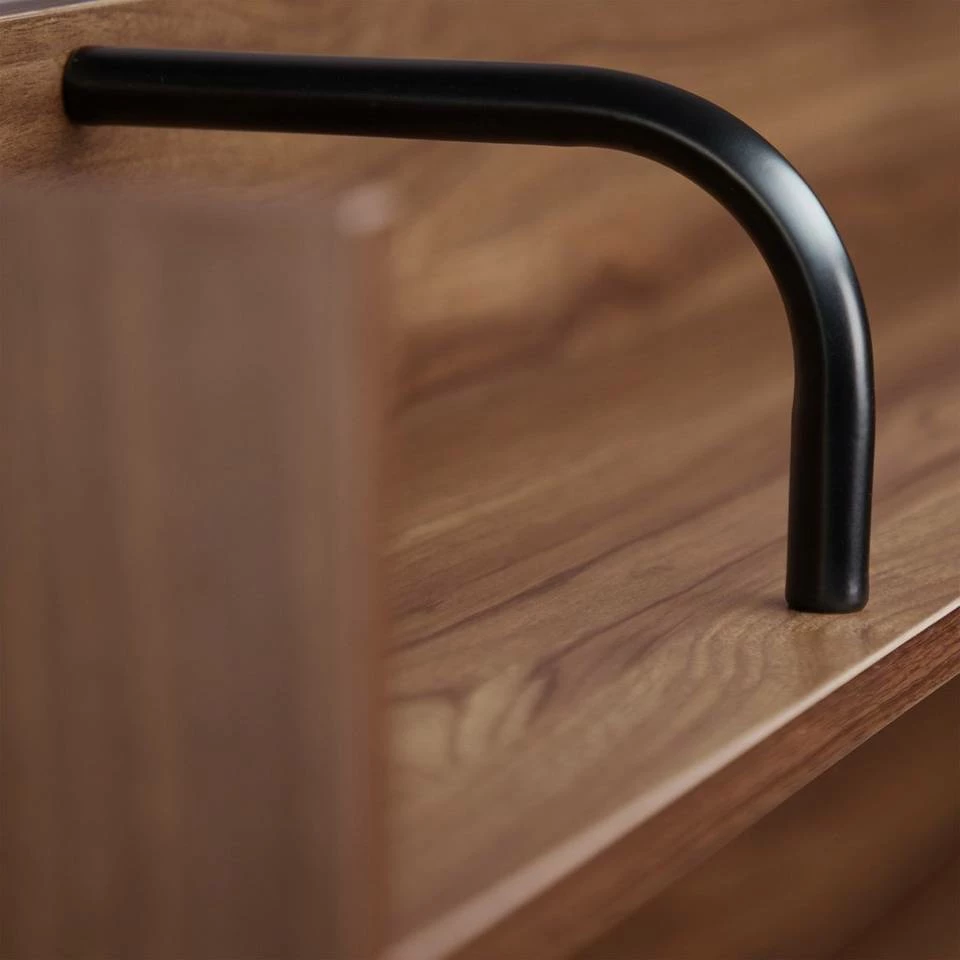 relaxdays Schreibtisch »Schreibtisch mit Ablagefächern«, Holz / Schwarz Weiß, Braun Schwarz 7 relaxdays Schreibtisch »Schreibtisch mit Ablagefächern«, Holz / Schwarz Weiß, Braun Schwarz – Bild 7