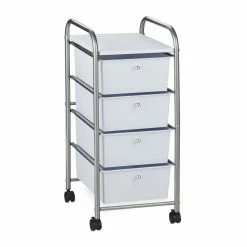 relaxdays Rollwagen »Badrollwagen mit 4 Schubladen«, Silber Schwarz, Weiß Silber, Weiß -Deutschland Möbel Verkäufe 2024 88008d4f 08b1 521a 9d44 d9227cd10c83