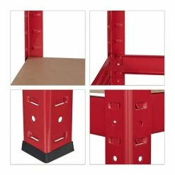 relaxdays Schwerlastregal »Schwerlastregal 180x90x60 in Rot« -Deutschland Möbel Verkäufe 2024 8813e6be 3ceb 5c6d 8c10 5e75fac009b0