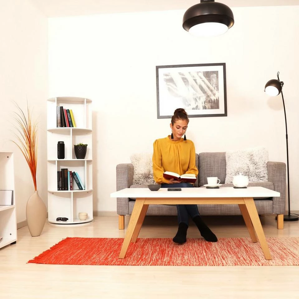 relaxdays Bücherregal »Drehbares Bücherregal mit 12 Fächern« 2 relaxdays Bücherregal »Drehbares Bücherregal mit 12 Fächern« – Bild 2