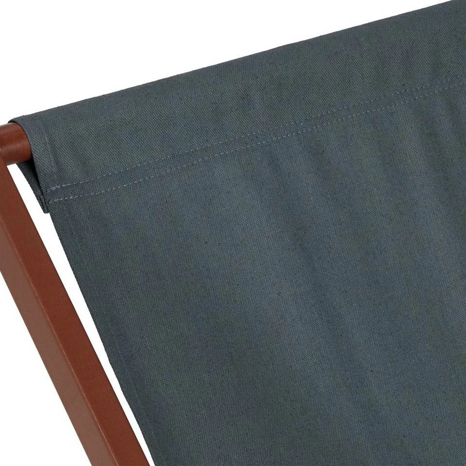 relaxdays Gartenliege »Liegestuhl Holz Stoff«, Anthrazit 7 relaxdays Gartenliege »Liegestuhl Holz Stoff«, Anthrazit – Bild 7