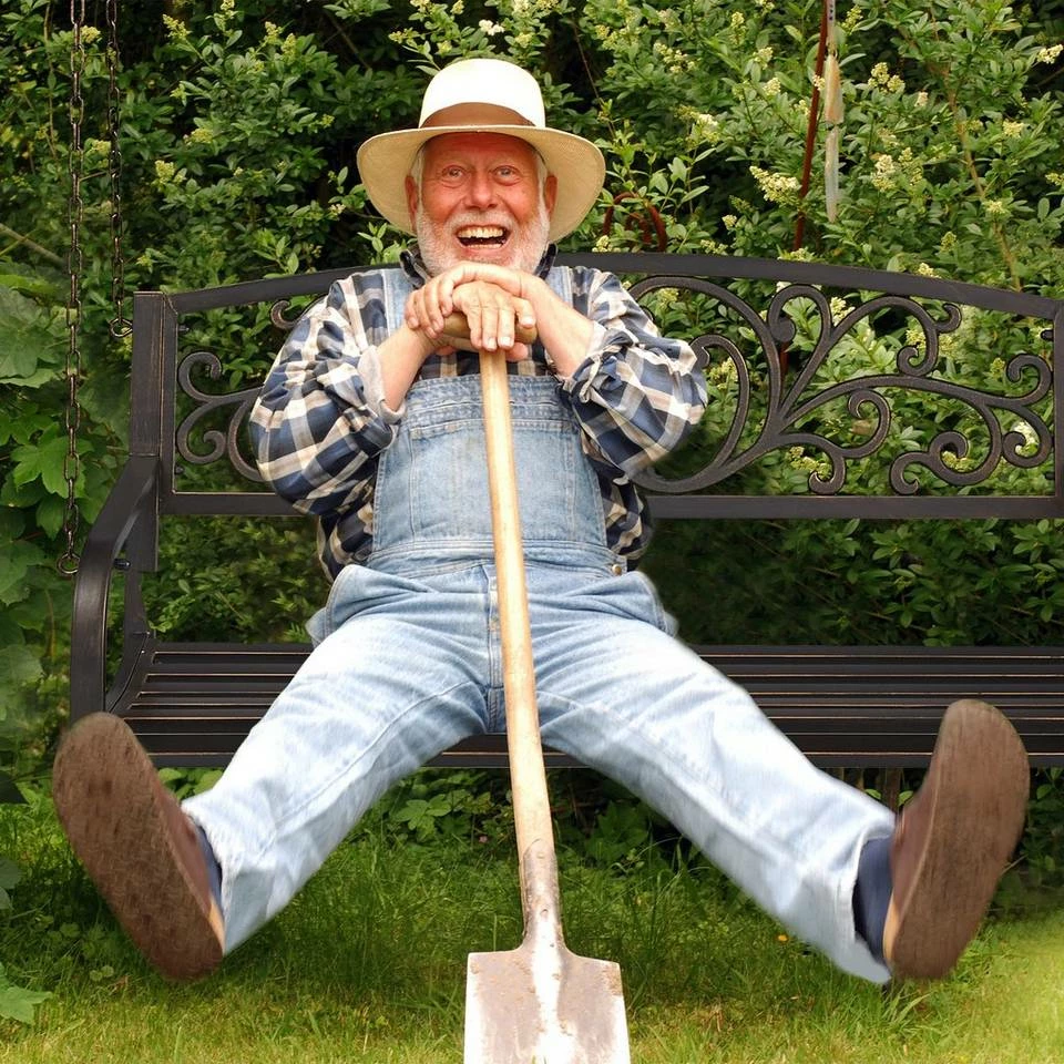 relaxdays Bank »Outdoor Hängebank aus Metall«, Schwarz-Bronze 3 relaxdays Bank »Outdoor Hängebank aus Metall«, Schwarz-Bronze – Bild 3