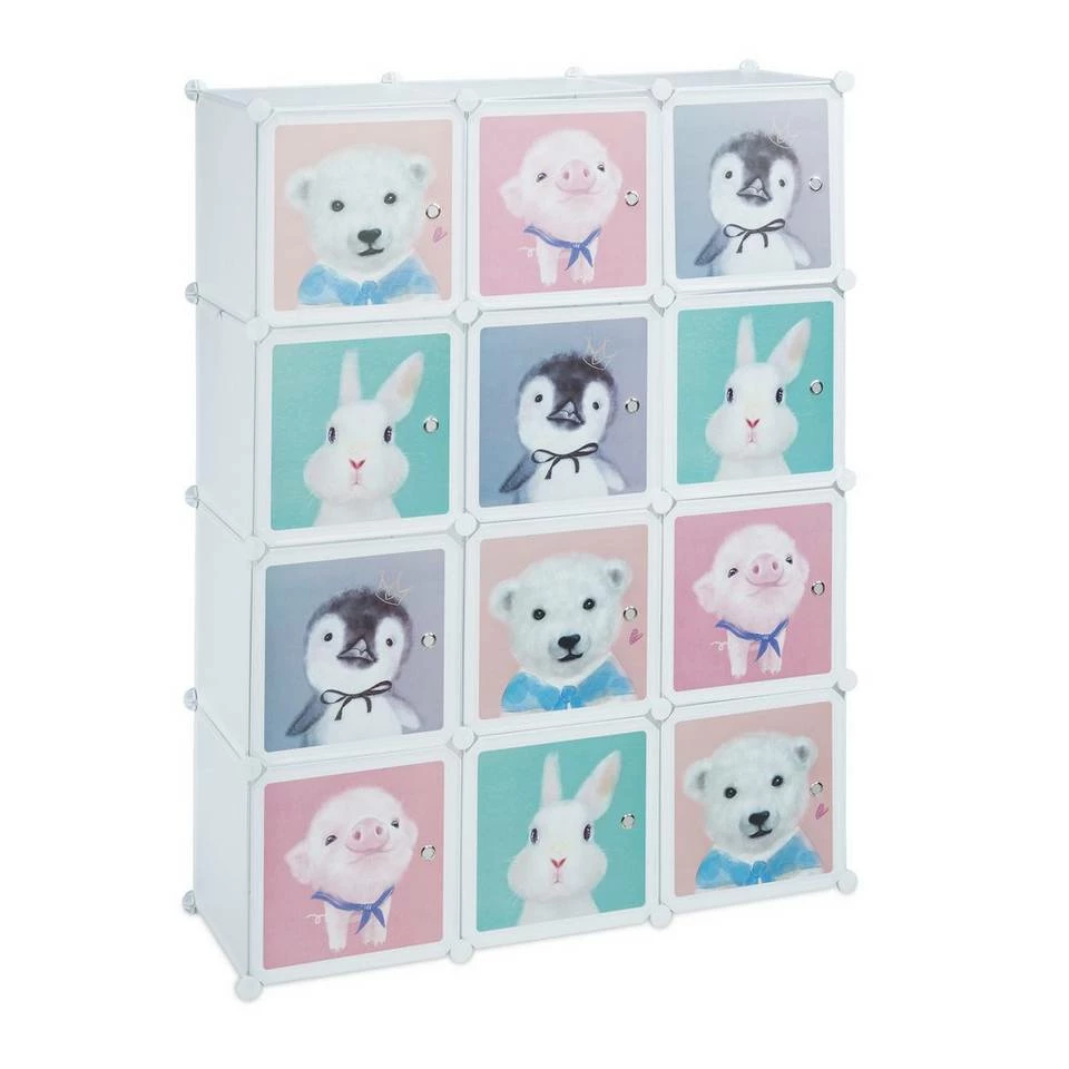 relaxdays Regal »Kinder Steckregal mit 8 Fächern weiß« 10 relaxdays Regal »Kinder Steckregal mit 8 Fächern weiß« – Bild 10