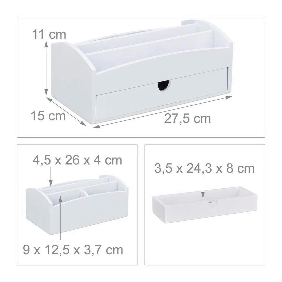relaxdays Schreibtischaufsatz »Schreibtisch aus Organizer Bambus Weiß« 4 relaxdays Schreibtischaufsatz »Schreibtisch aus Organizer Bambus Weiß« – Bild 4