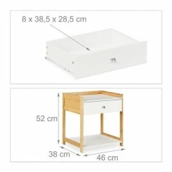 relaxdays Nachttisch »Nachttisch mit Schublade« -Deutschland Möbel Verkäufe 2024 8b0a2c66 7a17 572b 89e2 02b54ada1491