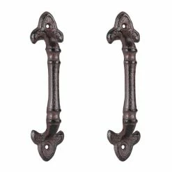 relaxdays Möbelgriff »2 x Möbelgriff Vintage braun«