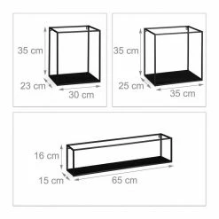 relaxdays Wandregal »3er Wandregal schwarz« -Deutschland Möbel Verkäufe 2024 8b43eaa5 1817 5a3f 9881 9bcd191f6c78