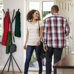 relaxdays Garderobenständer »Garderobenständer Metall«, Farbmix 1 Weiß Hellbraun, Schwarz Hellbraun, Schwarz Weiß Hellbraun -Deutschland Möbel Verkäufe 2024 8bacc331 fa9d 5c71 9586 e3429b66ad7d