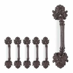 relaxdays Möbelgriff »6 x Möbelgriff Vintage braun«