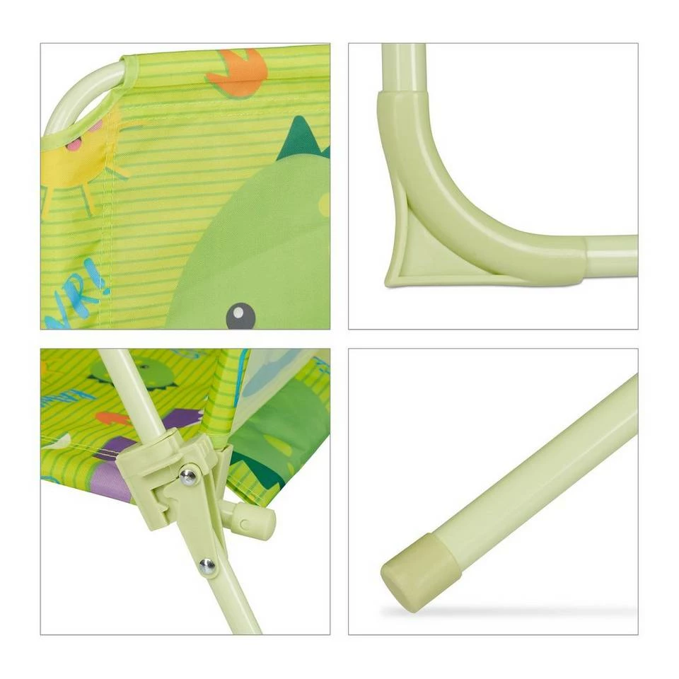 relaxdays Campingstuhl »Camping Kindersitzgruppe mit Schirm«, Monster Pink, Grau, Blau, Grün 8 relaxdays Campingstuhl »Camping Kindersitzgruppe mit Schirm«, Monster Pink, Grau, Blau, Grün – Bild 8