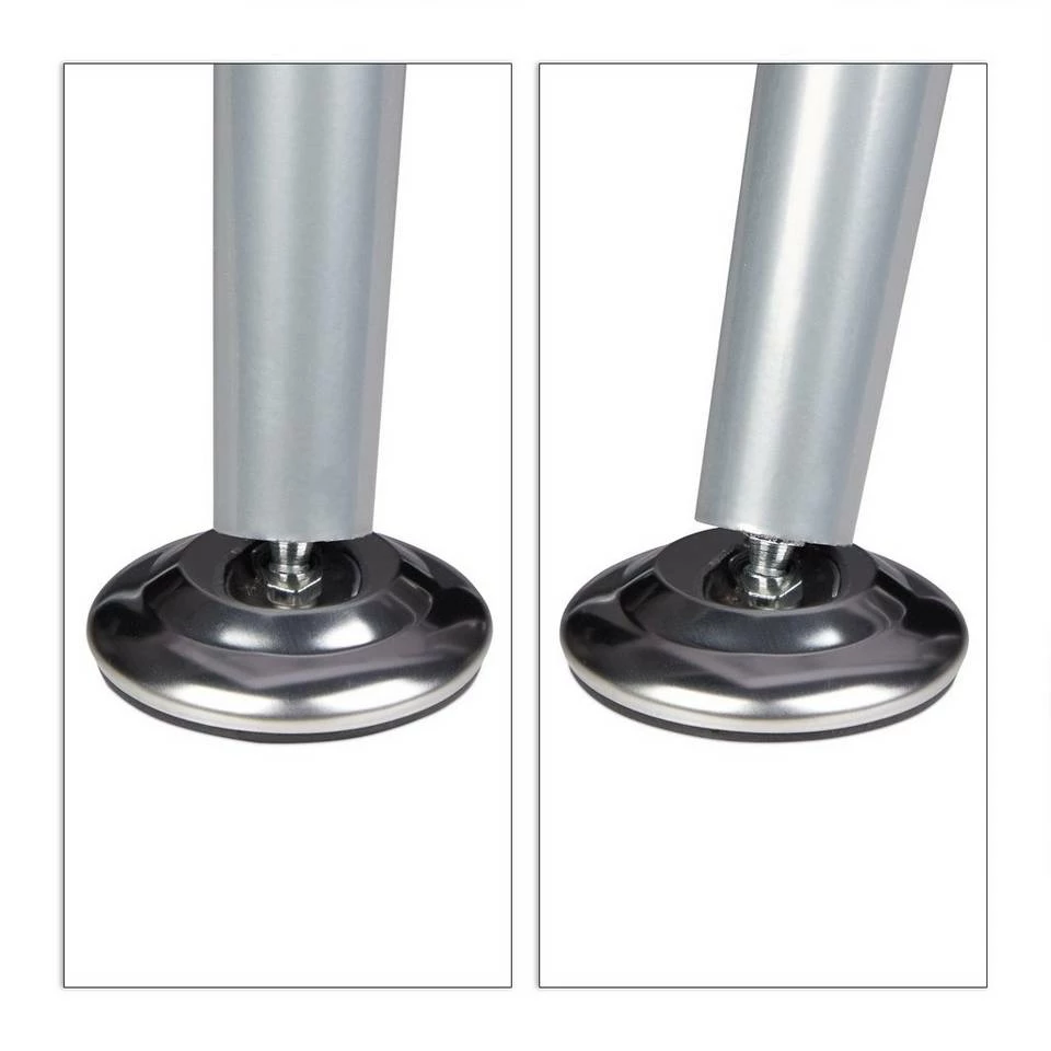 relaxdays Schreibtisch »Moderner Schreibtisch«, Weiß Braun Silber, Schwarz Silber, Weiß Silber 6 relaxdays Schreibtisch »Moderner Schreibtisch«, Weiß Braun Silber, Schwarz Silber, Weiß Silber – Bild 6