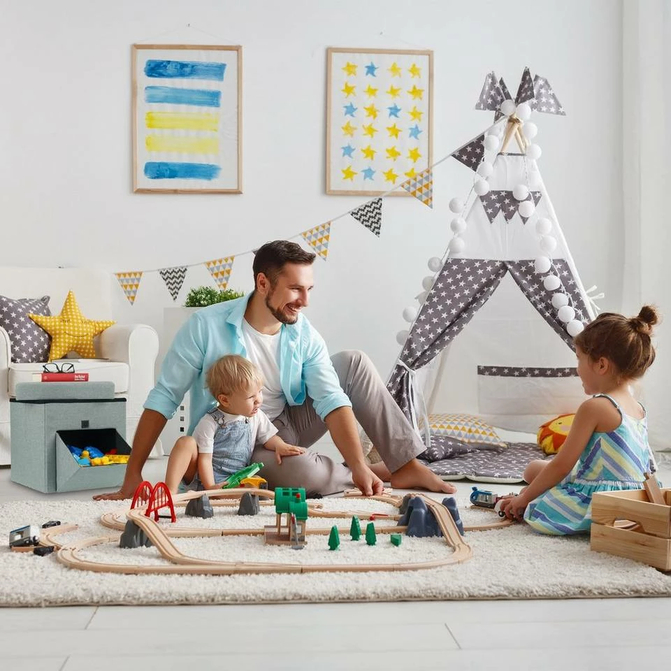 relaxdays Sitzhocker »Sitzhocker mit Klappe«, mit Stauraum 3 relaxdays Sitzhocker »Sitzhocker mit Klappe«, mit Stauraum – Bild 3