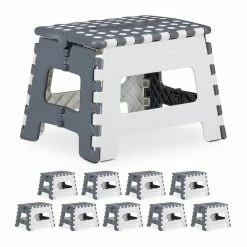 relaxdays Tritthocker »10 x Tritthocker klappbar niedrig«