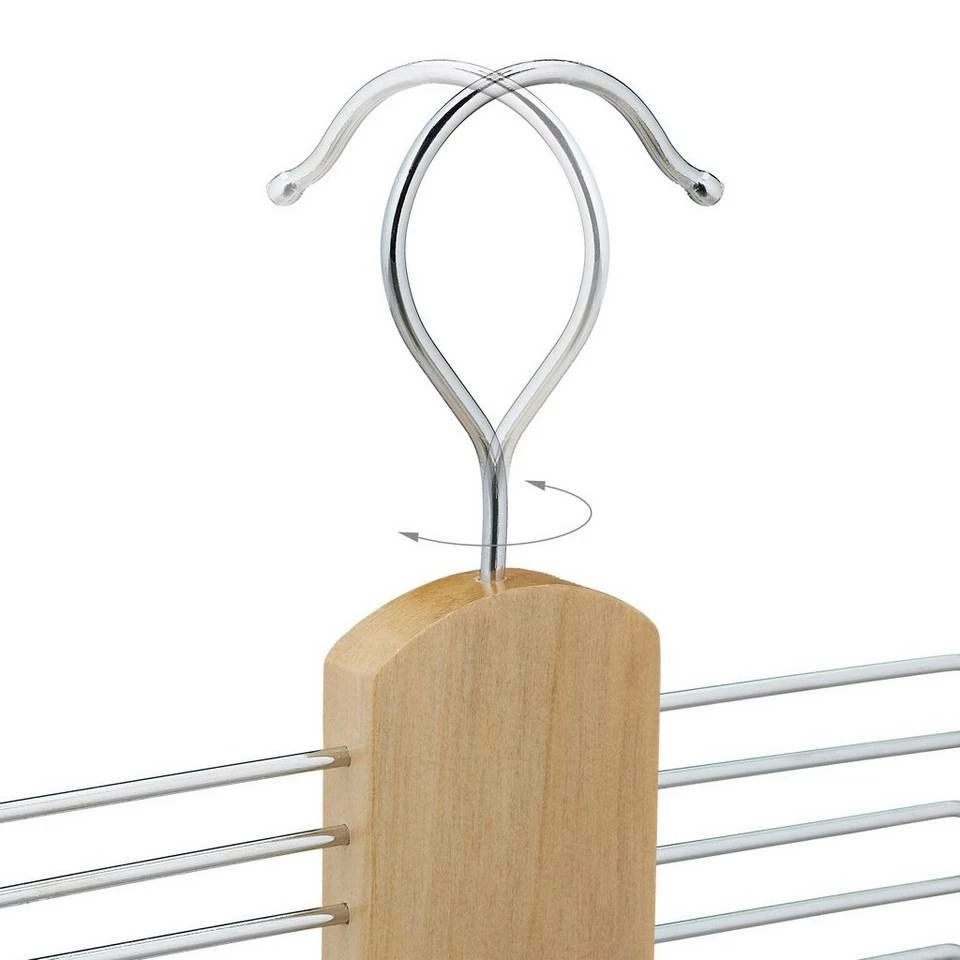 relaxdays Krawattenhalter »4 x Krawattenbügel aus Holz« 6 relaxdays Krawattenhalter »4 x Krawattenbügel aus Holz« – Bild 6