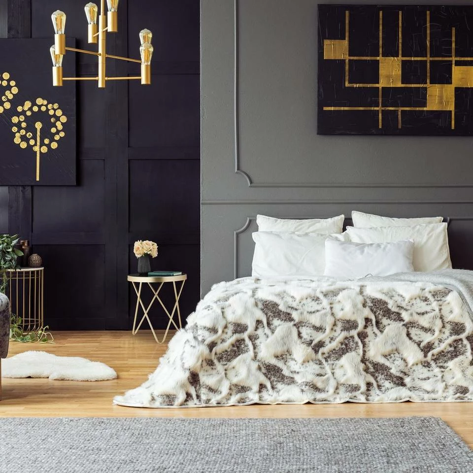 relaxdays Beistelltisch »Runder Beistelltisch Schwarz-Gold« 5 relaxdays Beistelltisch »Runder Beistelltisch Schwarz-Gold« – Bild 5