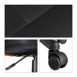 relaxdays Drehstuhl »Drehbarer Bürostuhl«, Orange Schwarz, Wei&szlig; Schwarz, Blau Schwarz, Gelb Schwarz -Deutschland Möbel Verkäufe 2024 901dddbe 9f8f 5d56 a296 12ac9c7fa6d7