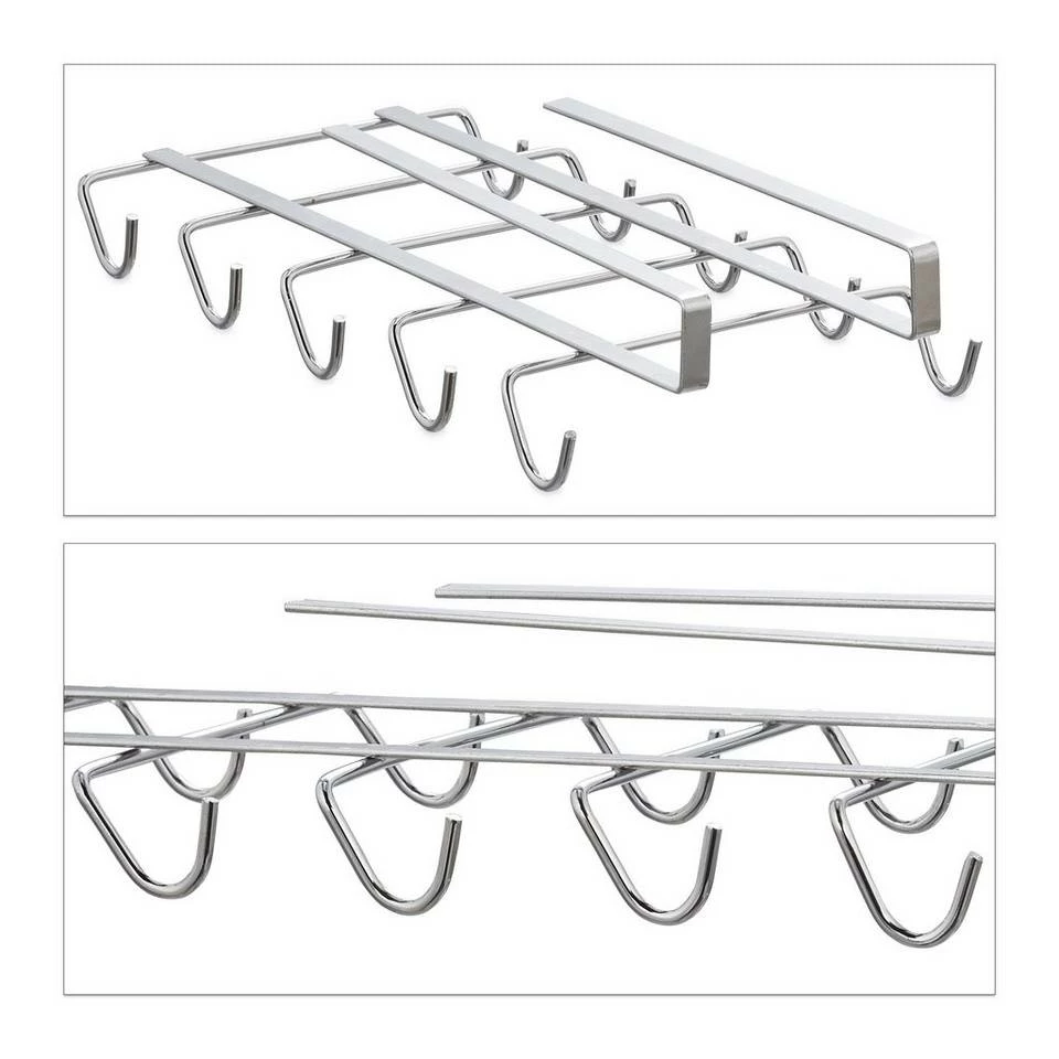 relaxdays Gläserhalter »4 x Tassenhalter Schrankeinsatz« 10 relaxdays Gläserhalter »4 x Tassenhalter Schrankeinsatz« – Bild 10