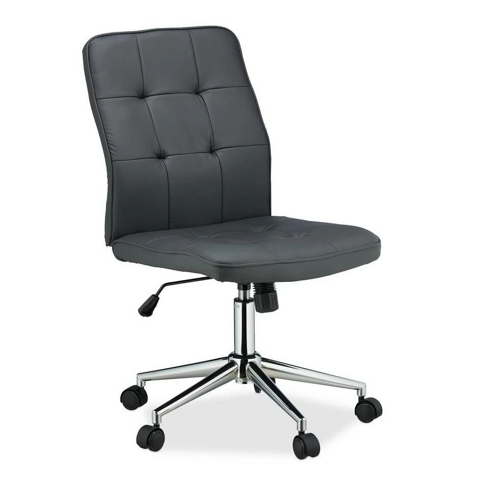 relaxdays Drehstuhl »Bürostuhl Kunstleder«, Grau Schwarz Silber, Anthrazit Silber Schwarz 10 relaxdays Drehstuhl »Bürostuhl Kunstleder«, Grau Schwarz Silber, Anthrazit Silber Schwarz – Bild 10