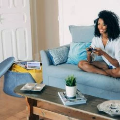 relaxdays Stauraumhocker »Runder Sitzhocker mit Stauraum« -Deutschland Möbel Verkäufe 2024 917cc38a 32d3 51e1 ad07 8418d611af95