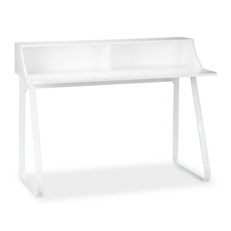 relaxdays Schreibtisch »Schreibtisch Weiß mit Fächern« 10 relaxdays Schreibtisch »Schreibtisch Weiß mit Fächern« – Bild 10