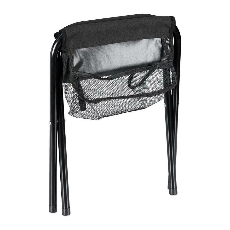 relaxdays Campinghocker »Schwarzer Klapphocker bis 120 kg« 6 relaxdays Campinghocker »Schwarzer Klapphocker bis 120 kg« – Bild 6