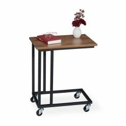 relaxdays Beistelltisch »Beistelltisch Industrial mit Rollen«