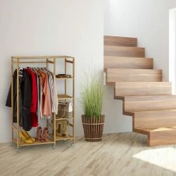 relaxdays Kleiderständer »Rollgarderobe Bambus« -Deutschland Möbel Verkäufe 2024 924f0c08 94fc 58e2 aebd 97084ea6923e