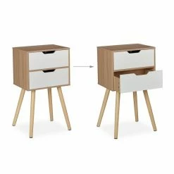 relaxdays Nachttisch »Nachttisch mit 2 Schubladen« -Deutschland Möbel Verkäufe 2024 92f073ae 479e 5c31 83e1 af5d82c48132