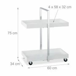 relaxdays Servierwagen »Servierwagen mit 2 Ablagen« -Deutschland Möbel Verkäufe 2024 931dcc83 6b4e 5657 ada5 398055893162
