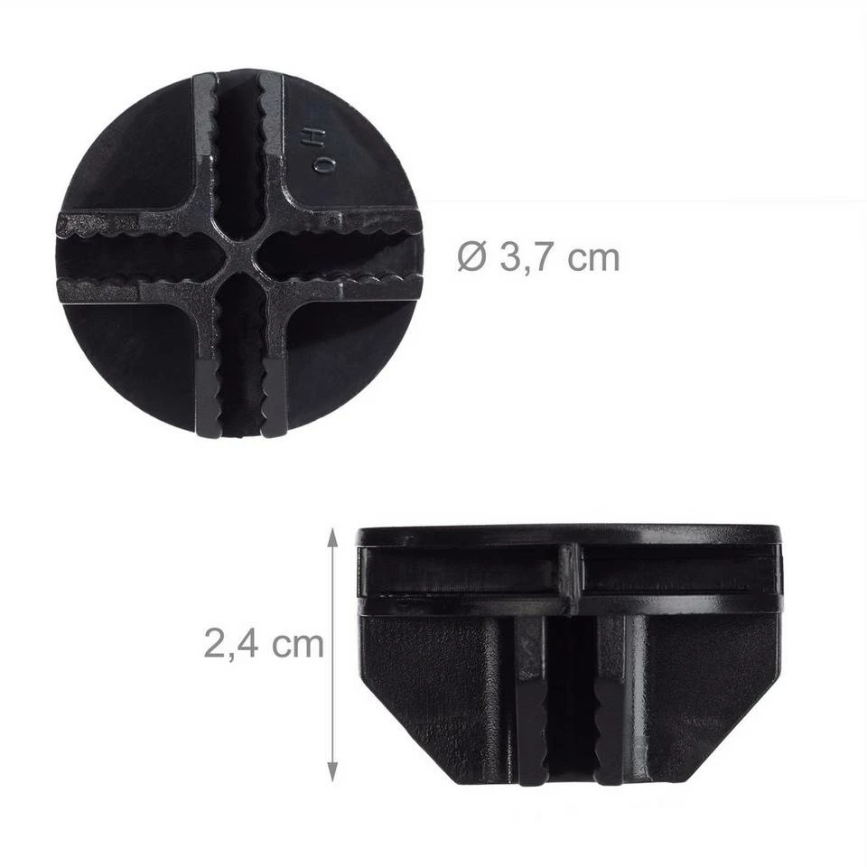 relaxdays Steckregal »160x Verbindungsstück Steckregal schwarz« 4 relaxdays Steckregal »160x Verbindungsstück Steckregal schwarz« – Bild 4