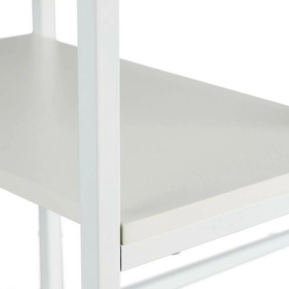 relaxdays Schreibtisch »Schreibtisch neigbar mit 3 Ablagen«, Weiß / Weiß Weiß, Braun Schwarz, Schwarz 8 relaxdays Schreibtisch »Schreibtisch neigbar mit 3 Ablagen«, Weiß / Weiß Weiß, Braun Schwarz, Schwarz – Bild 8