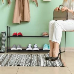 relaxdays Schuhregal »Schuhregal Metall schwarz«, 2 -Deutschland Möbel Verkäufe 2024 93e34483 5bf8 5db6 85ab 58ef516ac82d