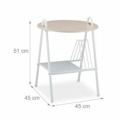 relaxdays Beistelltisch »Beistelltisch mit Zeitungsständer« -Deutschland Möbel Verkäufe 2024 9405bf6a d495 5613 90ed d25cc18fe1b8