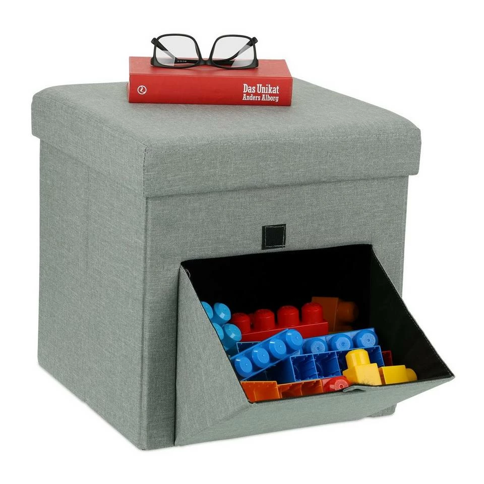 relaxdays Sitzhocker »Sitzhocker mit Klappe«, mit Stauraum 1 relaxdays Sitzhocker »Sitzhocker mit Klappe«, mit Stauraum