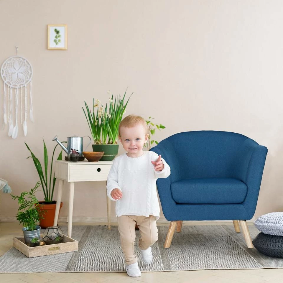 relaxdays Cocktailsessel »Retro Cocktailsessel blau« 2 relaxdays Cocktailsessel »Retro Cocktailsessel blau« – Bild 2