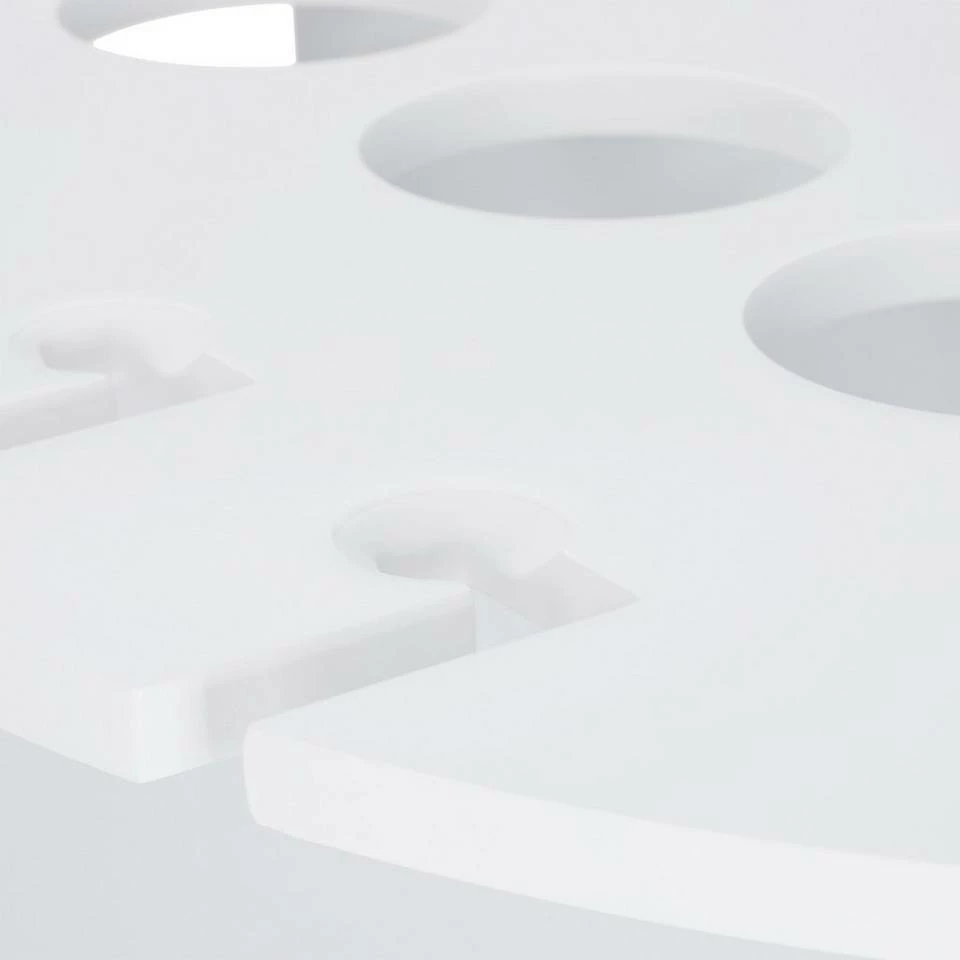 relaxdays Weinregal »Weißes Weinregal auf Rollen« 7 relaxdays Weinregal »Weißes Weinregal auf Rollen« – Bild 7