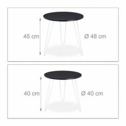 relaxdays Beistelltisch »2er Set Beistelltisch rund«, Schwarz Weiß Schwarz, Weiß 14 relaxdays Beistelltisch »2er Set Beistelltisch rund«, Schwarz Weiß Schwarz, Weiß -Deutschland Möbel Verkäufe 2024 94d2739e fdc0 5300 80e3 377581cd51ff