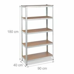 relaxdays Schwerlastregal »Verzinktes Schwerlastregal mit 5 Böden« -Deutschland Möbel Verkäufe 2024 9572796b 76f8 5263 ab71 132d8c68e77a